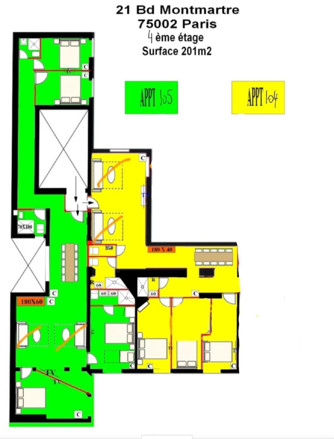 Apartament 105 - Urban Haussmann Opera Paryż Zewnętrze zdjęcie
